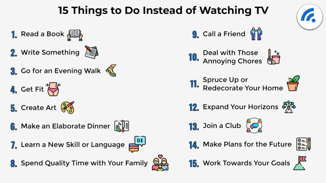 things you can do instead of watching TV